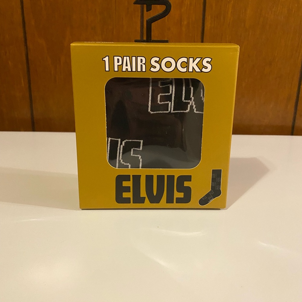 🔴ELVIS Black Casual Socks